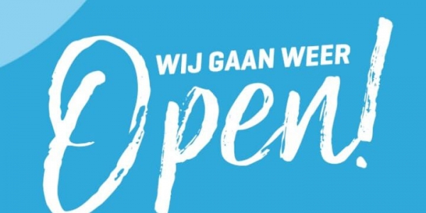 Wij zijn weer open!!!