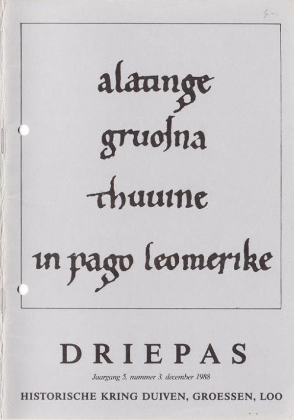 Driepas 1988, nummer 3